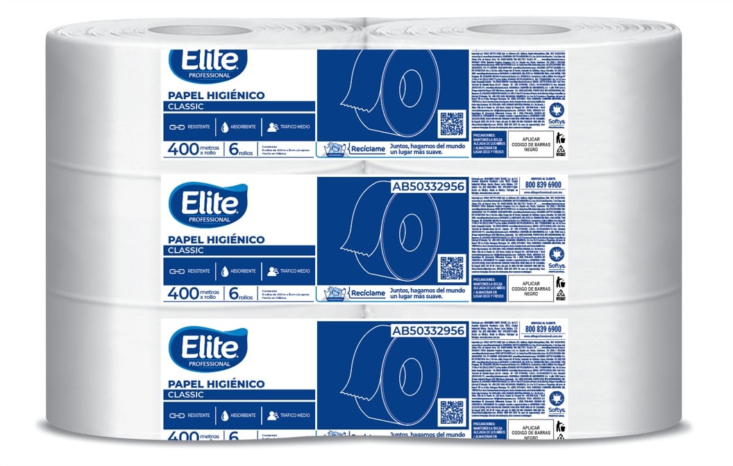 JUMBO ROLL ELITE 400 MTS, GOFRADO