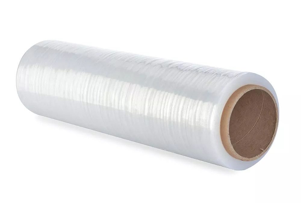 STRECH FILM 13 MICRAS x 450 mm x 700 Pies, CAJA 4 ROLLOS
