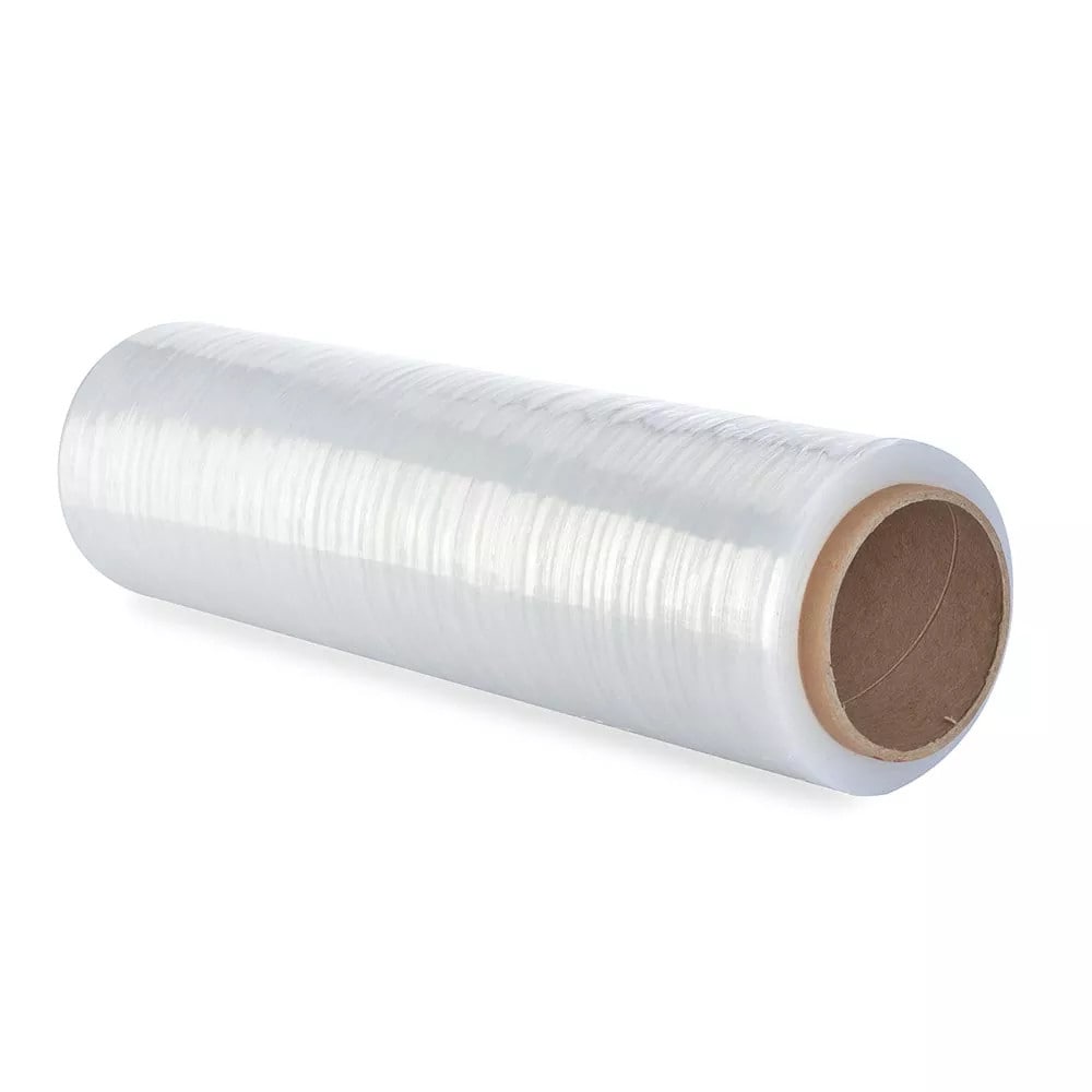 STRECH FILM 13 MICRAS x 450 mm x 700 Pies, CAJA 4 ROLLOS